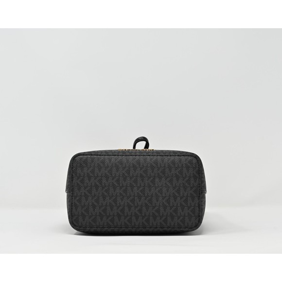 MICHAEL KORS SURI Small Logo Bucket Crossbody Black Signature Canvas NWT $398 - Picture 5 of 12